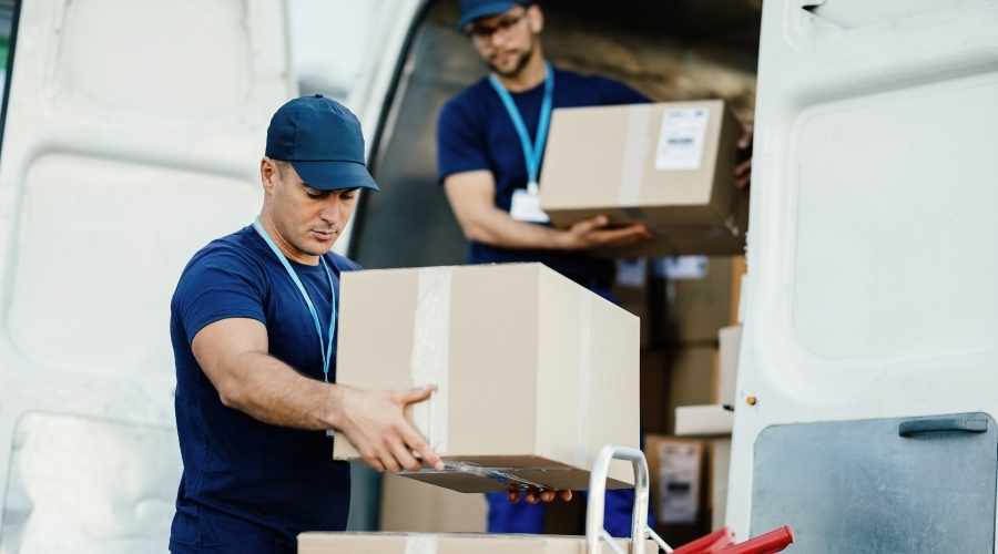 Almanya Amazon Paket Dağıtım Personeli